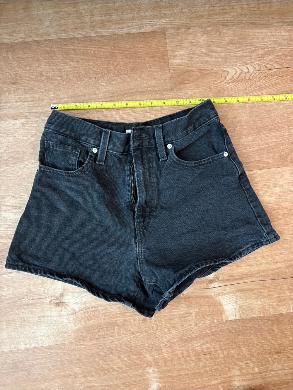 Levi’s Black High-Waist Women's Denim Shorts